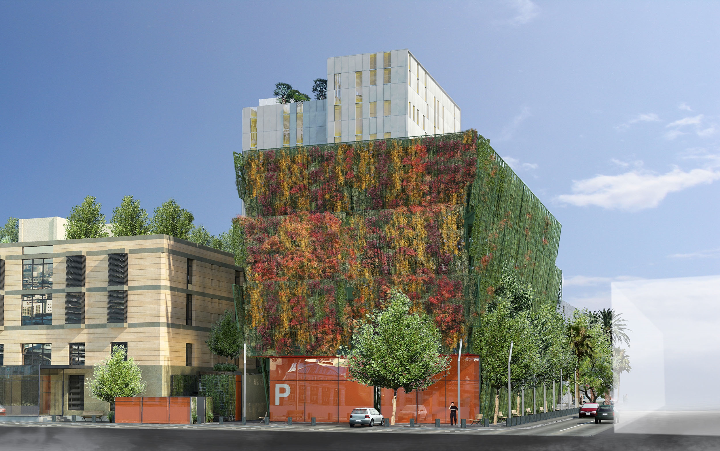 Parking Skin & Interstitial Garden